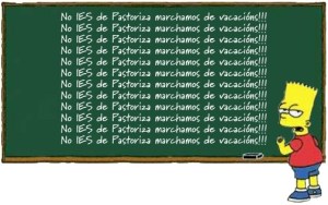 escribindo nunha pizarra