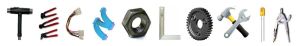 palabra tecnoloxia escrita con ferramentas