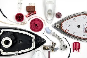 ferro de pasar desmontado